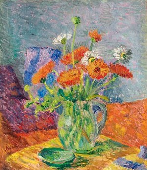 Blomsterstilleben by Stojan ARALICA
