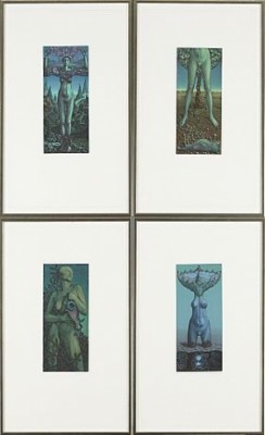 (5), Surrealistiska Motiv by Jørgen BOBERG