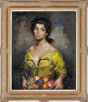 Kvinnoporträtt by Amadeo FREIXAS VIVO - auction artwork with signature