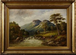 Landskap Med Fors by M. GOODMAN - auction artwork with signature