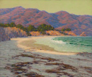 Santa Barbara Shore by John William BENTLEY - auction artwork with signature