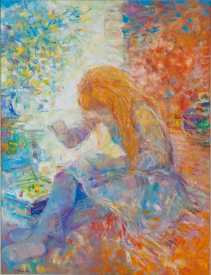 Chistiane Cousant by Bernard TAURELLE - auction artwork with signature