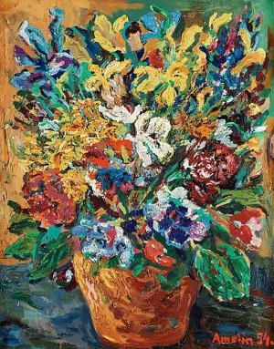 Blomsterstilleben by Albin AMELIN