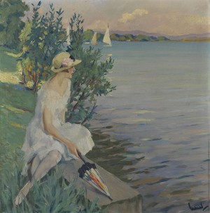 Auf Der Seemauer by Edward Alfred CUCUEL