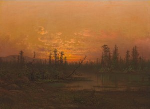 Midnight Sun by John Olson HAMMERSTAD - auction artwork with signature