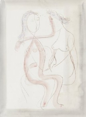 Two Girls by Jankel ADLER