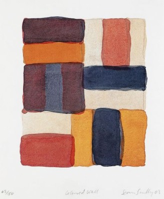 Coloured Wall by Sean SCULLY