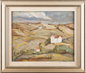 Landskap Med Hus by Ester GEHLIN - auction artwork with signature
