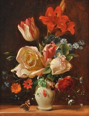 Still Life With Rose by Giuseppe RECCO