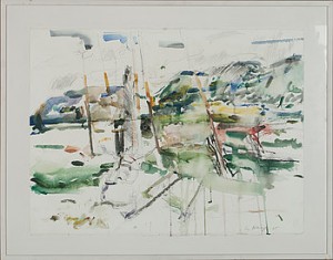 Blyertskonturer by Carl WARGH - auction artwork with signature