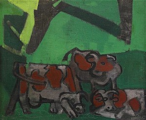Vaches A L´ombre by Francisco BORES