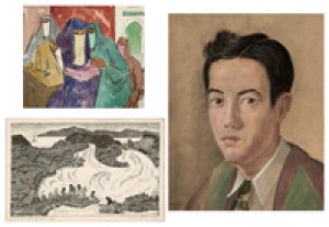 Group Of Three Unframed Works On Paper by Frode Neilsen DANN