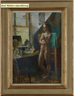 Interiör Med Modell by Axel WALLERT