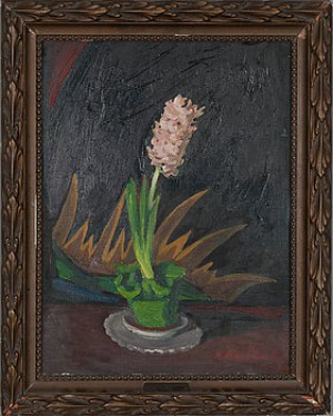 Hyacint by Väinö RAUTIO - auction artwork with signature