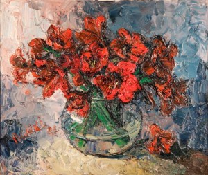 Still Life Of Flowers by AWIKI - auction artwork with signature