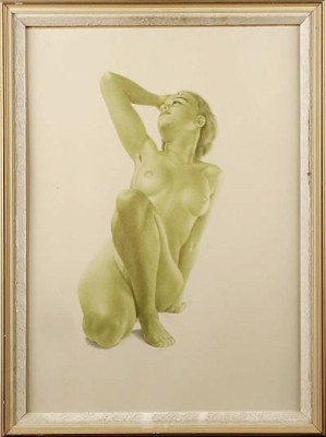 Nakenakt by Josef PLANK - auction artwork with signature