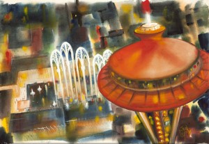 Space Needle by Jack LAYCOX