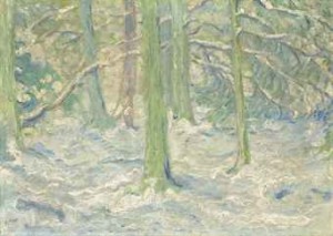 Verschneiter Wald by Franz MARC