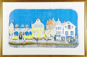 Värdshuset by Lars NORDLANDER - auction artwork with signature