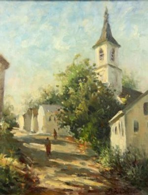 Early Spring, Rockport by Albert RUBEN - auction artwork with signature