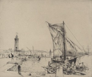 Fishing Boats, Cannes by Auguste BROUET