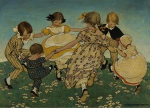 Round The Ring Of Roses by Jessie Willcox SMITH