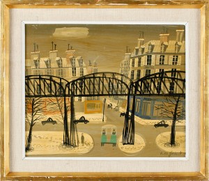 Stadsbild Med Bro by Armand Marie GUÉRIN - auction artwork with signature