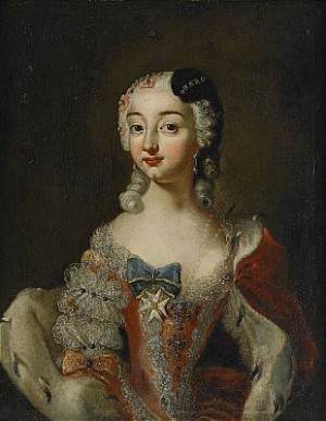 Porträtt Av En Europeisk Prinsessa by Martin Van The Younger MEYTENS