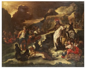 Afrika Erbjuder En Romersk Härförare Vilda Djur by Sebastiano RICCI