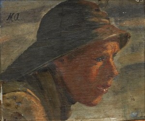 Studie Av Ansikte by Michael ANCHER