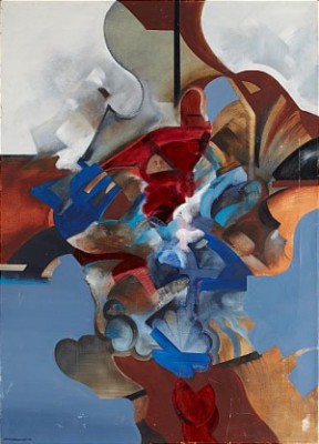 Komposition by A. SOBIESZCZANSKI - auction artwork with signature