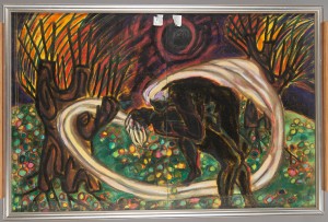 Bröllop by Hanna KANTOKORPI - auction artwork with signature