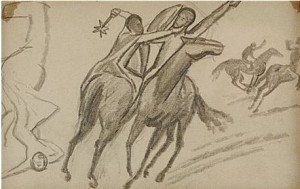 Reiter Und Pferde by August MACKE
