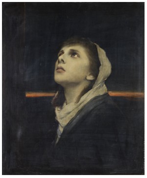 Madonnan Vid Korset by Gabriel Cornelius Von MAX