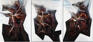 Triptychon ''untergang Ohne Umarmung'' by Günter FIRIT - auction artwork with signature