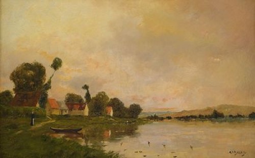 Landskap by Jacques Henri DELPY