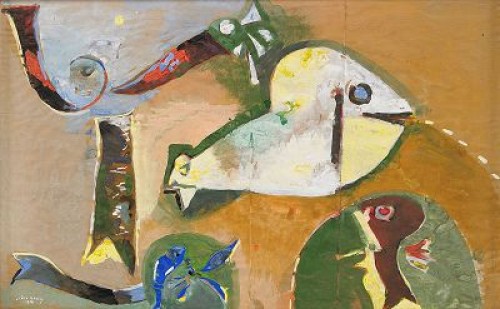 Komposition Med Fiskar by Endre NEMES