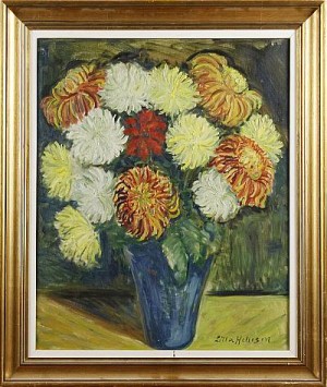Stilleben by Lilla HELLESEN - auction artwork with signature