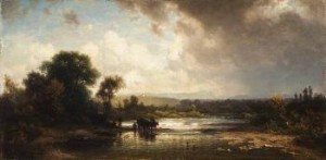 Fuhrwerk An Den Osterseen by Dietrich LANGKO