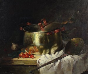Untitled (still Life With Pot And Ladle) by William Merritt CHASE