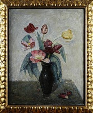 Tulpen by Fritz FLINTE - auction artwork with signature