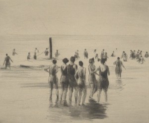 The Seaside by Karl Konrad Friedrich BAUER - auction artwork with signature