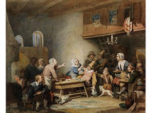 Wirtshausszene by David Van Der KELLEN