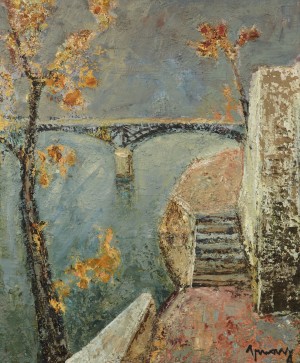 Bord De Seine by Jean VINAY - auction artwork with signature