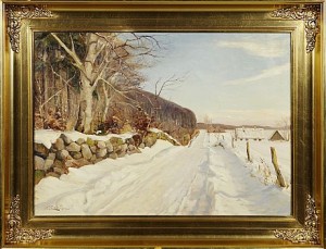 Vinterlandskap by Harald PRYN