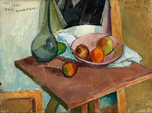 Stilleben Med Frukt Och Glaskaraff by Einar JOLIN