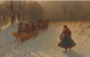 Traveling Musicians by Pál VAGO - auction artwork with signature
