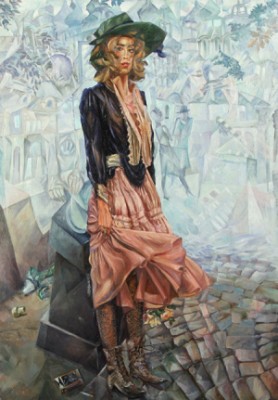 Devushka Iz Pleyboya [girl From Playboy Magazine] by Viatcheslav KALININ - auction artwork with signature