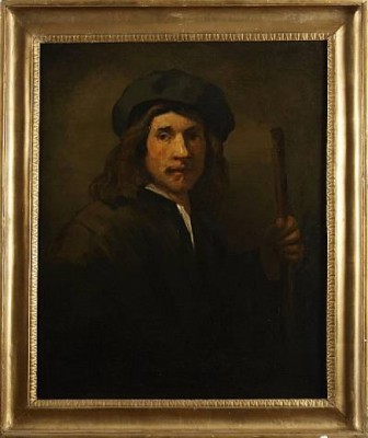 Självporträtt, Kopia/efter by Rembrandt Harmenszoon Van RIJN