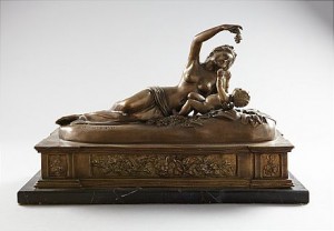 Ino & Bacchus by John Henry FOLEY - auction artwork with signature